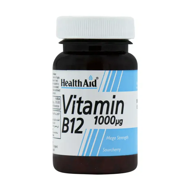 قرص ویتامین B12 هلث اید 1000 میکروگرم ۵۰ عدد